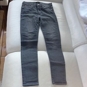 Hudson size 26 gray straight leg jeans